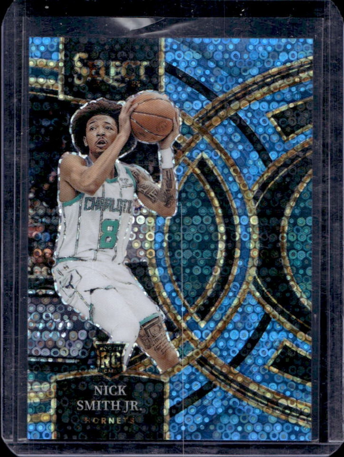 2023-24 Select Nick Smith Jr. Light Blue Disco Prizm RC Premier Level #89/99