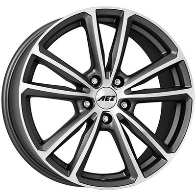 ALUFELGE AEZ TIOGA TITAN 8X18 5X112 GRAPHITE MATT/POLISHED EFA