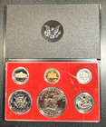 REDUCED  1977 Proof Set U.S. Mint , Display Stand, 6 Coins incl Ike Dollar — photo 6