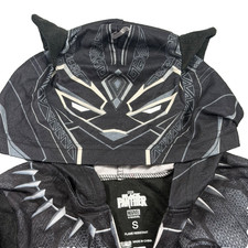 Marvel Pantera Negra Niños Manta con Capucha Dormir Talla S Nuevo con Etiquetas Disfraz Pijama