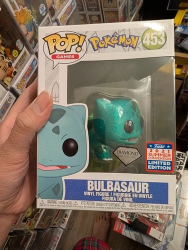 Funko Pop! Vinyl: Pokémon - Bulbasaur (Diamond Glitter) - Target San Diego Comic