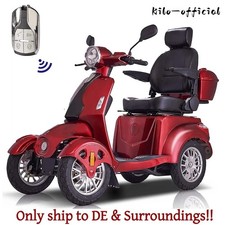 800W 4-Wheel Mobility Scooters for Seniors  Adult 500lbs Capacity