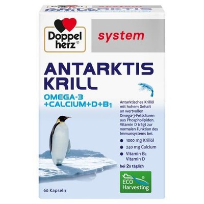 2x DOPPELHERZ Antarktis Krill system Kapseln 60 ST