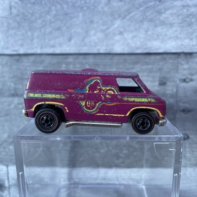 Hot Wheels Redline Chevy Motocross Super Van Diecast Purple 1974