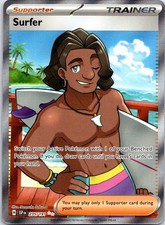 SURFER POKEMON SURGING SPARKS 235/191 ULTRA RARE LIGHTLY PLAYED