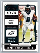 2023 Panini Contenders #78 D'Andre Swift Season Ticket Retail