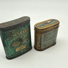 Antique Pattersons Tuxedo Tobacco Tin Metal Empty & SLICED PLUG 54 Weisert TIN — photo 7