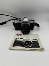 Pentax K1000 35mm SLR Film Camera with 50mm Lens Kit and Original Manual