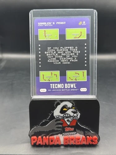2026 Bo Jackson Battle Arena Tecmo Gambler\'s Feast SP Play #PL24