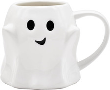 Cute 14 Oz Halloween Ghost Coffee Mug - Fun Gift for Kids Adults