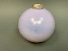 Antique Vintage Light Purple Lilac Milk Glass Lightning Rod Ball Amethyst 4.5"