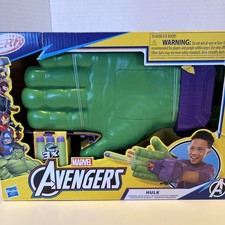 New Marvel Avengers Hulk Nerf Gun Thunderclap Blaster Roleplay Toy with 3 Darts