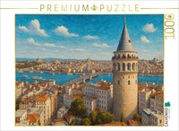Calvendo Puzzle Galataturm (Galata Tower) | 1000 Pieces, Finished Size 25.2 × 18