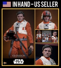 In Hand - 1 6 Hot Toys Star Wars The Force Awakens Poe Dameron MMS806 - USSeller