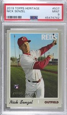 2019 Topps Heritage High Number Nick Senzel (White Jersey) #507 Rookie RC 1c7