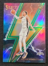 2023-24 Panini Select - Thunder Lane Victor Wembanyama #5 Silver Prizm (RC)