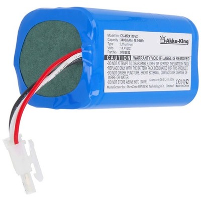 Akku für Miele Scout RX1 RX1-SJQL0 RX2 RX3 60 - 9702922 - 3400mAh Staubsauger