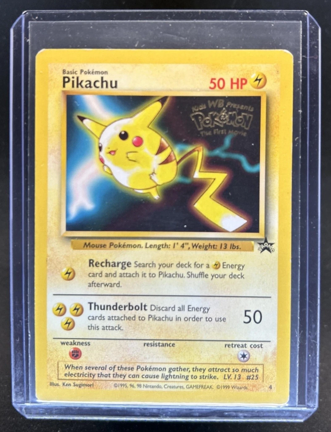 1999 Pokemon Wizards Black Star Promos Pikachu #4