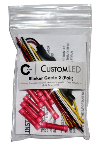 Blinker Genie 2 - for AUTOMOBILES. Converts 2-wire LED to 3-wire = Run and Turn! - Picture 5 of 5