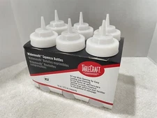 Set of 6 TableCraft Wide Mouth BBQ Squeeze 16 Ounce Condiment Bottle Lot