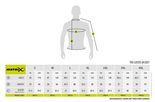 Chaqueta de Pesca Matrix Tri-Layer Impermeable Match 25K TODAS LAS TALLAS - Imagen 5 de 11