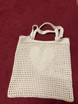 Handmade Heart Crochet Bag (Tom Daley Pattern)