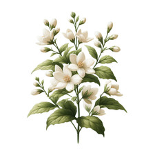 Wall decal sticker watercolor flower wall sticker 18x18 cm large
