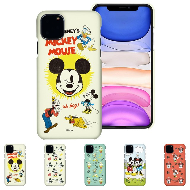 DISNEY Vintage Hard Cover iPhone 11 Pro XS Max XR SE 2020 8 7 6S 6 Plus