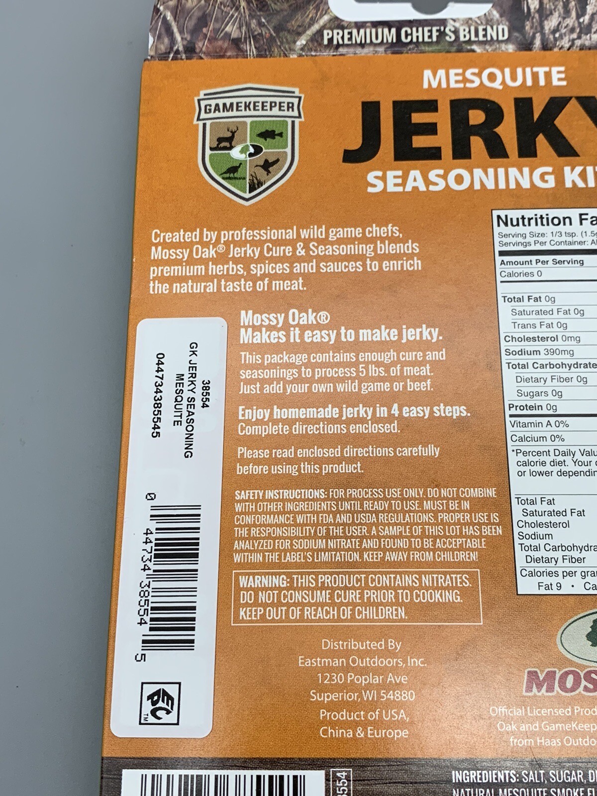 Mesquite Jerky Seasoning Kit Mossy Oak GameKeeper For Wild Game & Beef LOT Of 3 eBay