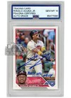 Ronald Acuna Jr 2023 Topps "2023 NL MVP" Autograph Card #150 PSA/DNA 10