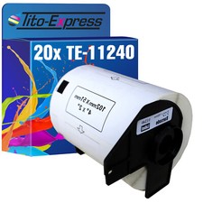 20x Etikett für Brother P-Touch DK-11240 102...