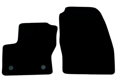 Front Car Floor Mats For Ford C Max Velour Waterproof Carpet Auto Liners 2pc New