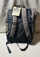 NWT LKQ Corp El Dorado Origaudio Roll-top Backpack Brown Travel Outdoor Bag NWT
