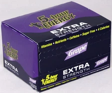 5 Hour Energy Shot Extra Strength Grape 12 Count 1.93 oz Sugar Five Free Hr