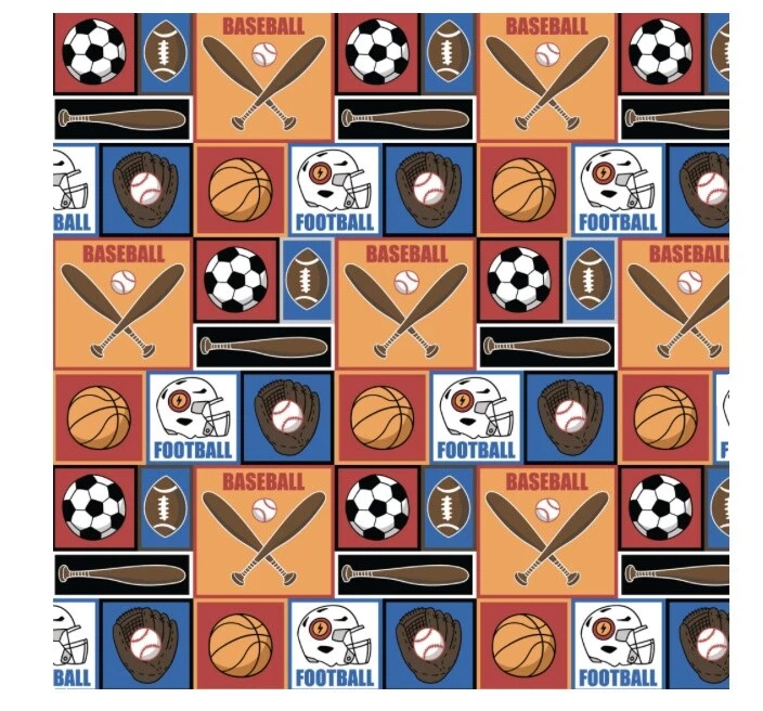 Fat quarters, Paquetes Telas artesanales de acolchado Deportivo