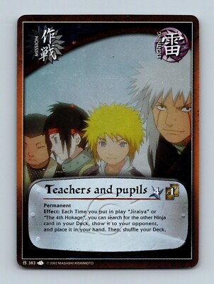 Naruto CCG - FOIL - Teachers and Pupils 383 - 1st Ed A New Chronicle