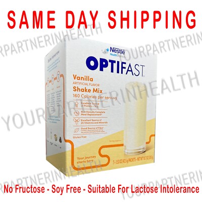 OPTIFAST 800 POWDER SHAKE | 1 CASE | VANILLA | 70 SERVINGS | 10 CARTONS | NEW