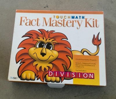 Touchmath Kit Box TouchMath Fact Mastery Division Kit Open Box Elementary 1st Edition | eBay