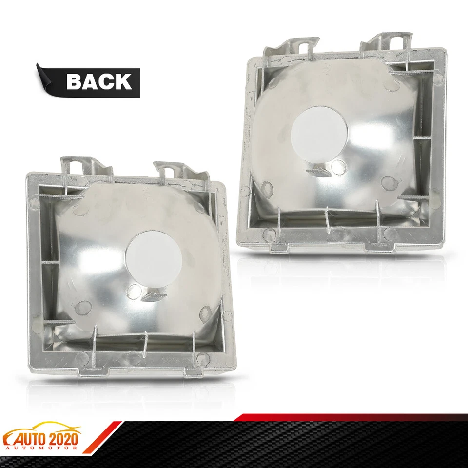 Fit For Chevy GMC Pickup Truck Chrome Front Turn Signal Side Corner Marker Light Foto 3 de 4