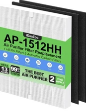 Junhui AP-1512HH HEPA Set for Coway Filter Replacement - 2 Year Supply