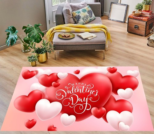 Heart Theme Rug,Valentine's Day Rug,Love Themed Rug,Sparkly Rug,Red Rug,Pink Rug - 第 1/11 張圖片