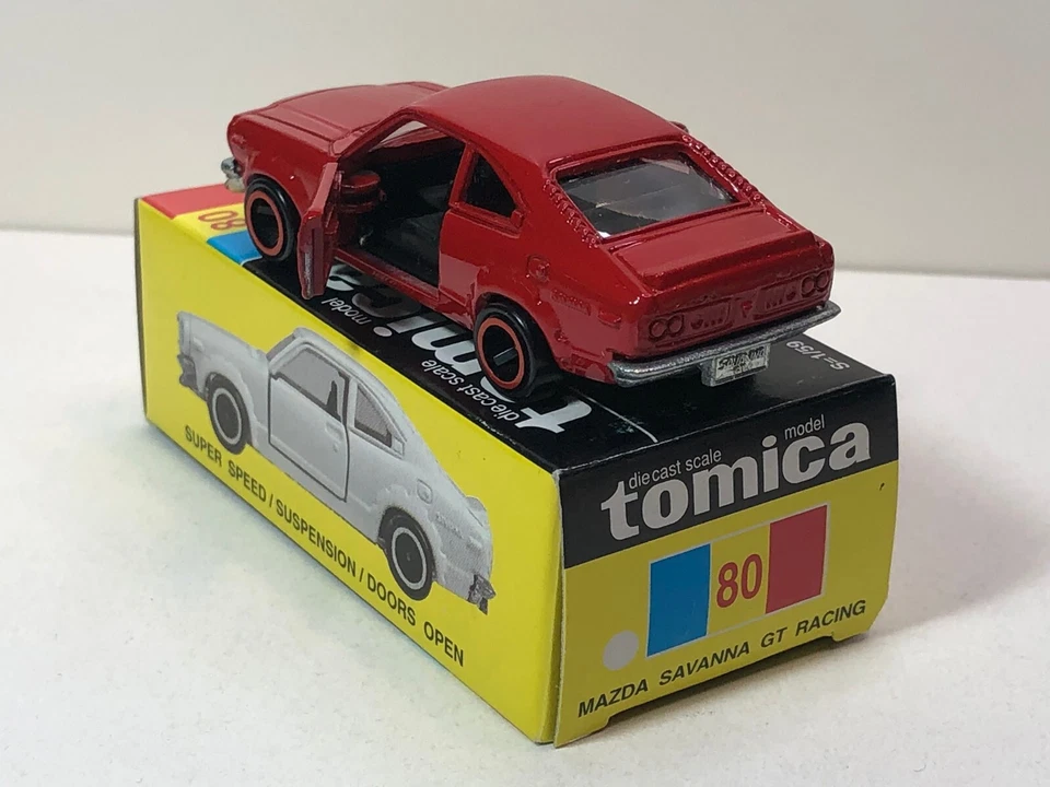 TOMY TOMICA No. 80 MAZDA SAVANNA GT RACING/RX-3 RED MADE IN JAPAN SHERRIFFS LE - Image 3 of 4