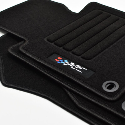 Edition Logo Velours Fußmatten für BMW 3er E36 Cabrio ab Bj.1993 - 2000
