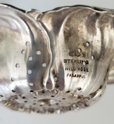 Antique Reed & Barton Les Cinq Fleurs Wild Rose Sterling Silver