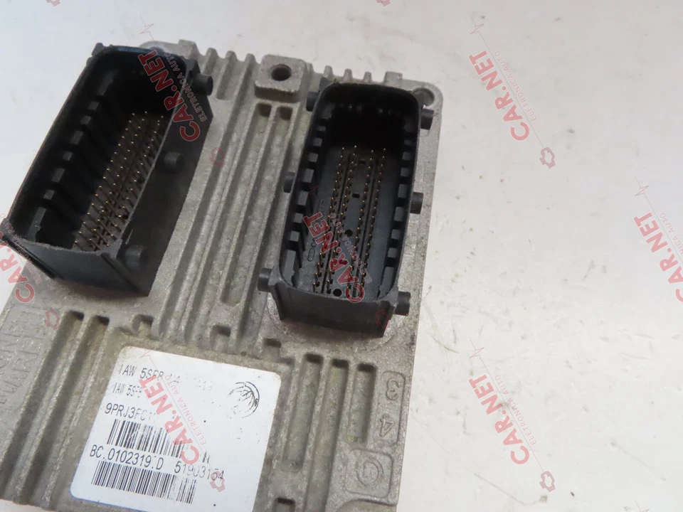 51903154 CENTRALINA MOTORE ECU FIAT PANDA 169 1.2 8v 169A4000 IAW 5SF8.M4 HW409 — 第 4/4 张图片