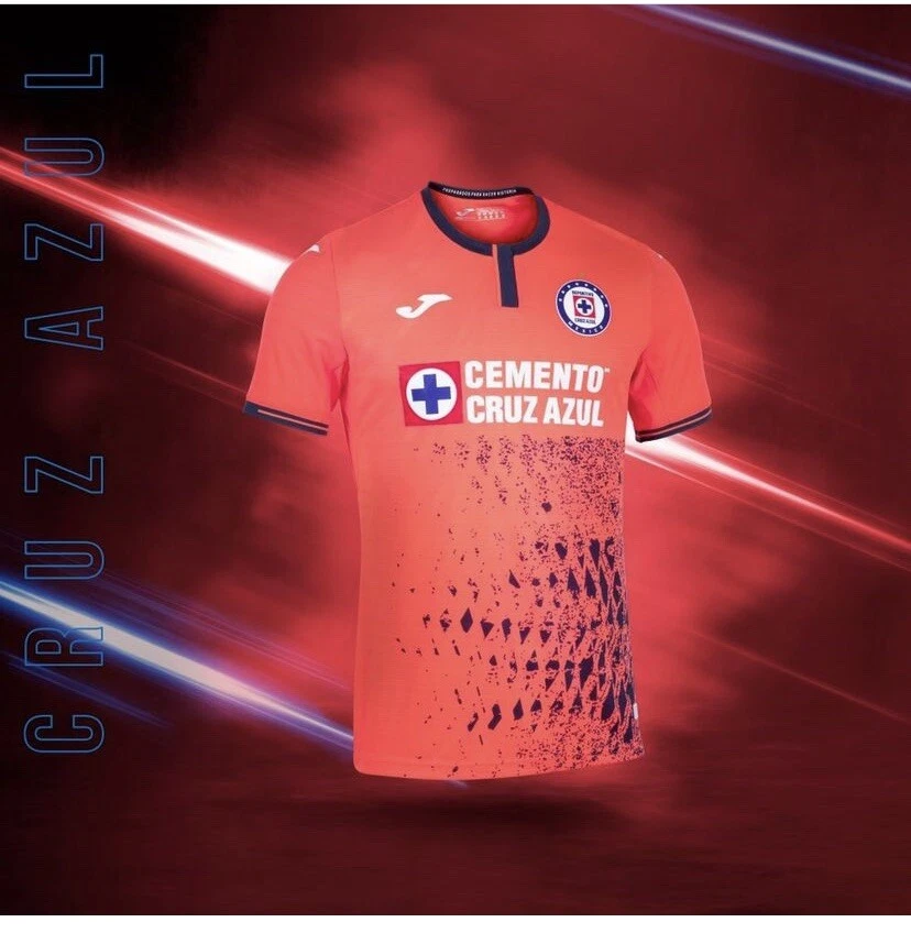 adoptar Atticus yeso Joma Cruz Azul Third Jersey 21/22 Bright Red Tercer Playera Size Mens Small  Only | eBay