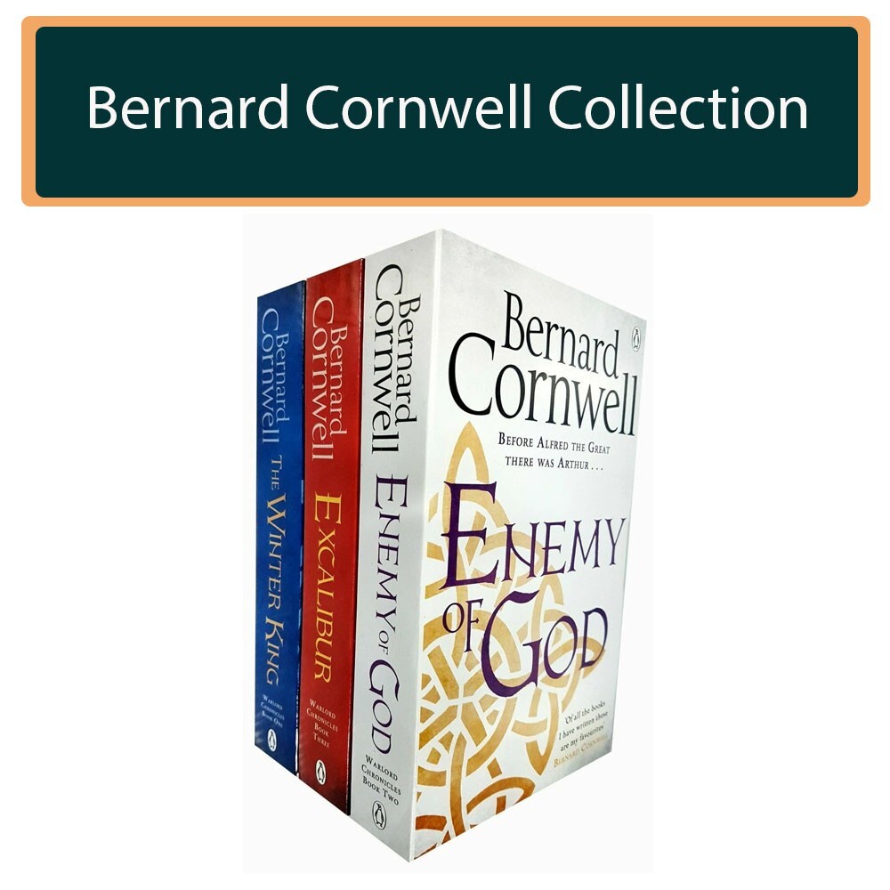 Warlord Chronicles Series Collection 3 Books Set by Bernard Cornwell Excalibur
