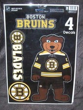 BOSTON BRUINS WINCRAFT 12X17 MULTI-USE DECAL SHEET