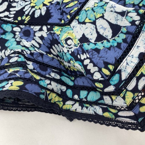 Minifalda corta bohemia con ribete floral de encaje con volantes talla pequeña Aerie - Imagen 5 de 12