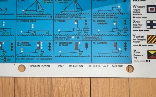 Davis Quick Reference Navigation Rules 6th Edition #127 Boating - Picture 4 of 4